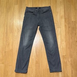 Express Grey Slim Straight Jeans Size Men’s 31x32